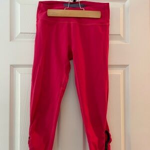 Ellie Pink Leggings with Ruched Hem 💕